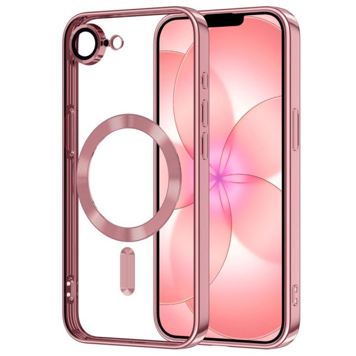 iPhone 16E / 17E dėklas Tech‑Protect MagFlex rožinis