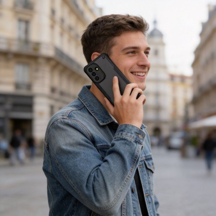 Samsung Galaxy A37 5G dėklas Tech‑Protect Rugged Shield juodas
