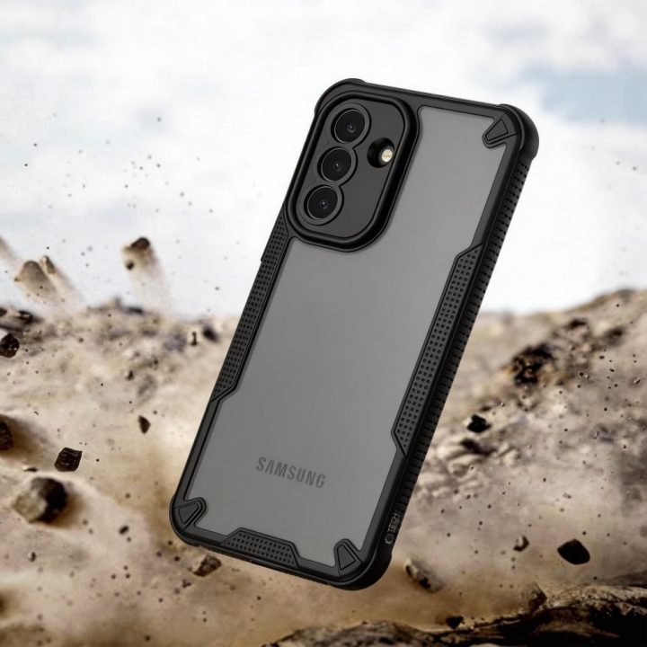 Samsung Galaxy A37 5G dėklas Tech‑Protect Rugged Shield juodas