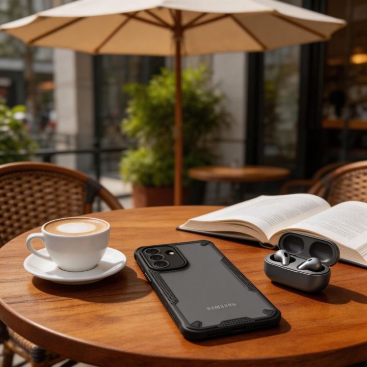 Samsung Galaxy A37 5G dėklas Tech‑Protect Rugged Shield juodas