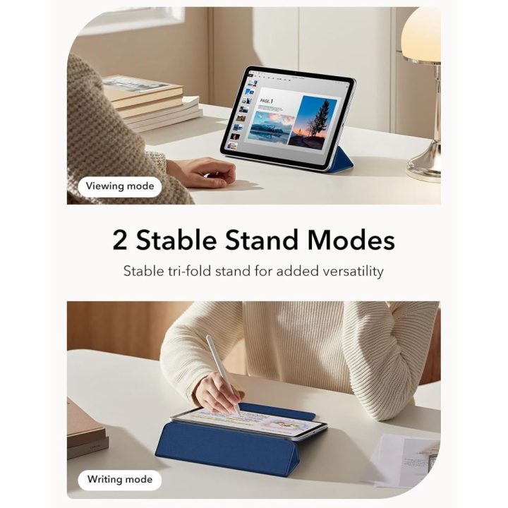 Apple iPad Air 10.9" / 11" dėklas ESR Rebound Magnetic tamsiai mėlynas