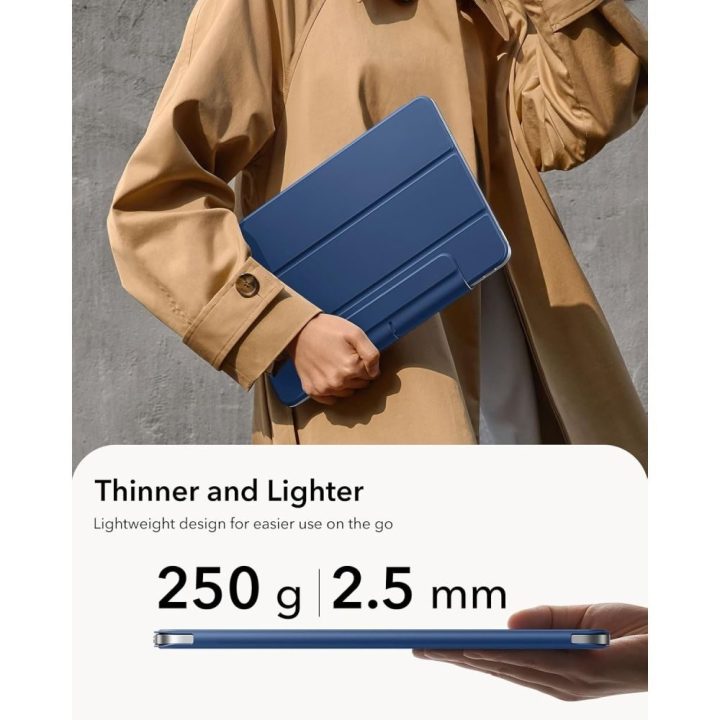 Apple iPad Air 10.9" / 11" dėklas ESR Rebound Magnetic tamsiai mėlynas
