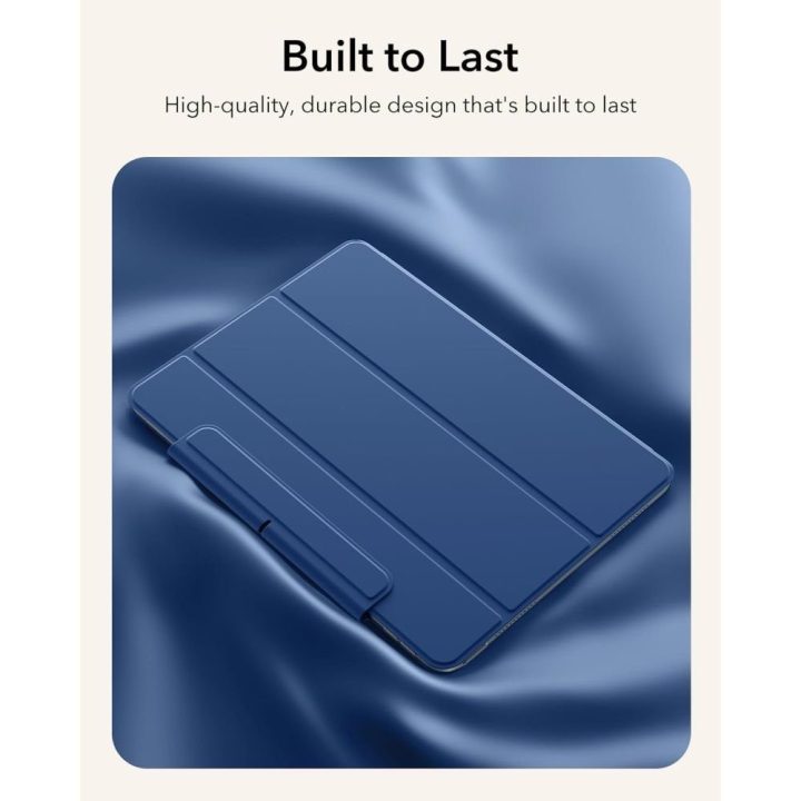 Apple iPad Air 10.9" / 11" dėklas ESR Rebound Magnetic tamsiai mėlynas