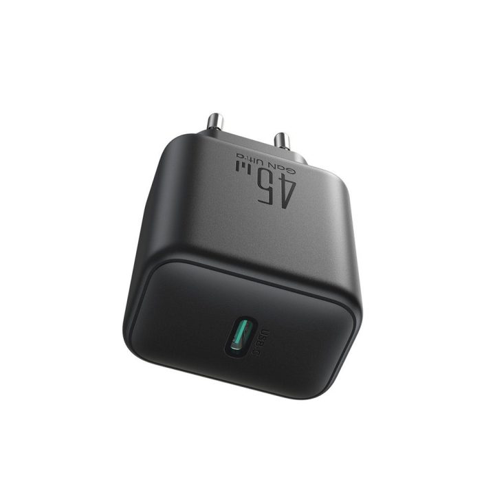 Joyroom JR‑TCG13 45W GaN USB‑C įkroviklis juodas