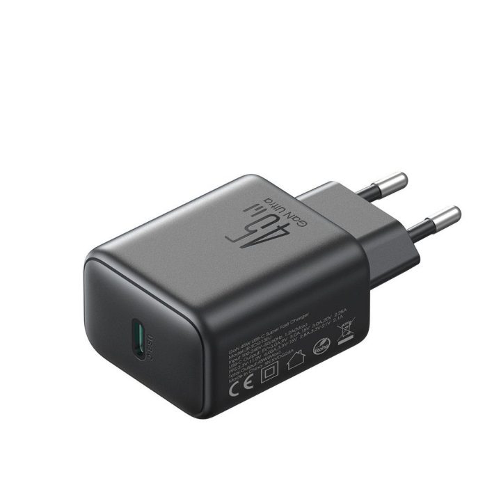 Joyroom JR‑TCG13 45W GaN USB‑C įkroviklis juodas