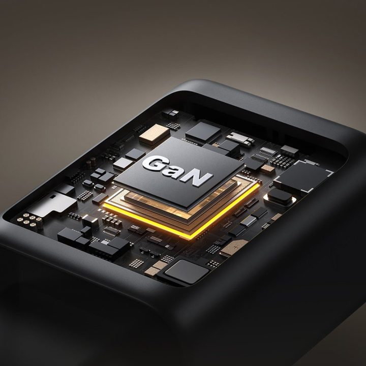 Joyroom JR‑TCG13 45W GaN USB‑C įkroviklis juodas
