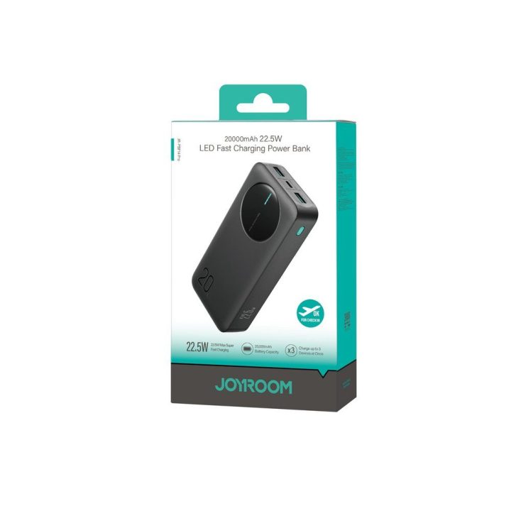 Joyroom JR-PBF14 Pro powerbankas juodas 20000 mAh