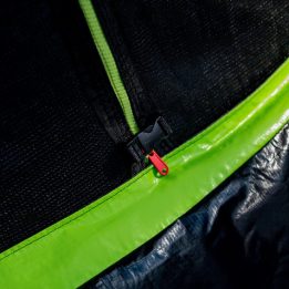 Lauko batutas LEAN 252 cm su apsauginiu tinkleliu, juodas–žalias
