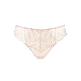 Eclipse lace thong beige