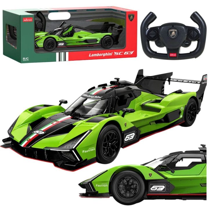 Lamborghini SC63 1:14 nuotoliniu būdu valdomas modelis (žalias)