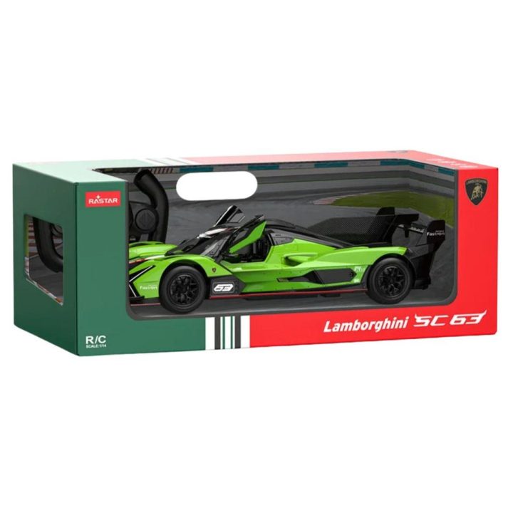 Lamborghini SC63 1:14 nuotoliniu būdu valdomas modelis (žalias)