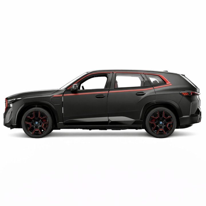 BMW XM nuotolinio valdymo automobilis 1:14 juodas