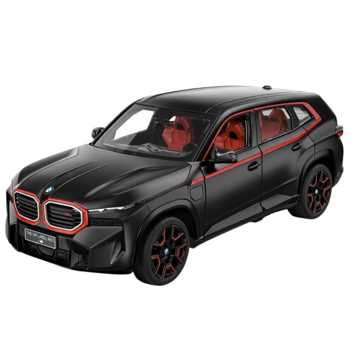 BMW XM nuotolinio valdymo automobilis 1:14 juodas