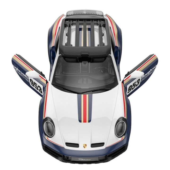 Porsche 911 Dakar RASTAR 1:14 nuotoliniu būdu valdomas modelis