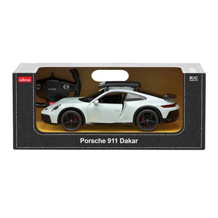 Porsche 911 Dakar R/C 1:14 Rastar — nuotoliniu būdu valdomas automobilis