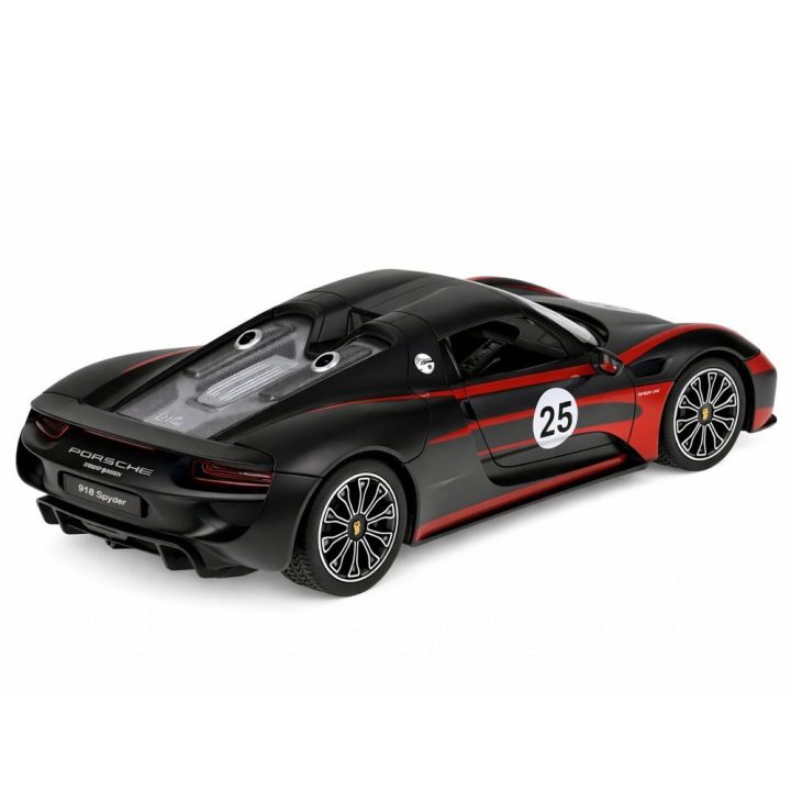 Nuotoliniu būdu valdomas Porsche 918 Spyder Performance 1:14 juodas Rastar