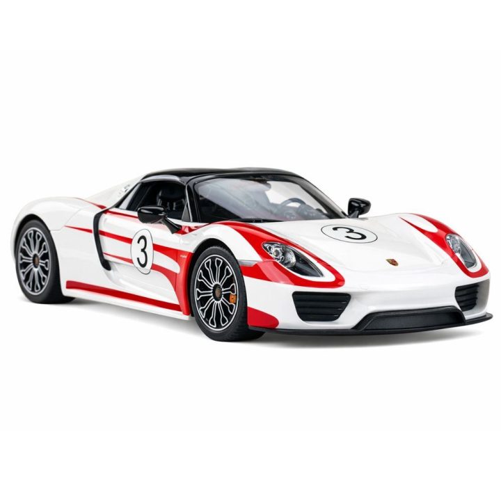 Porsche 918 Spyder Performance nuotolinio valdymo automobilis Rastar 1:14, baltas