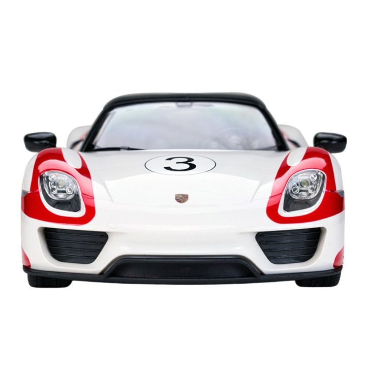 Porsche 918 Spyder Performance nuotolinio valdymo automobilis Rastar 1:14, baltas