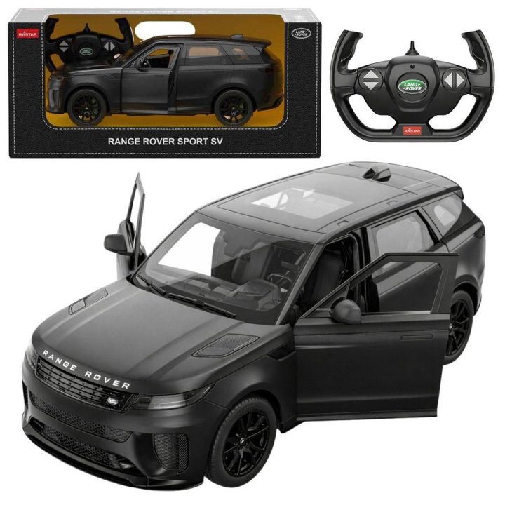 Range Rover Sport SV valdomas automobilis 1:14, juodas, Rastar
