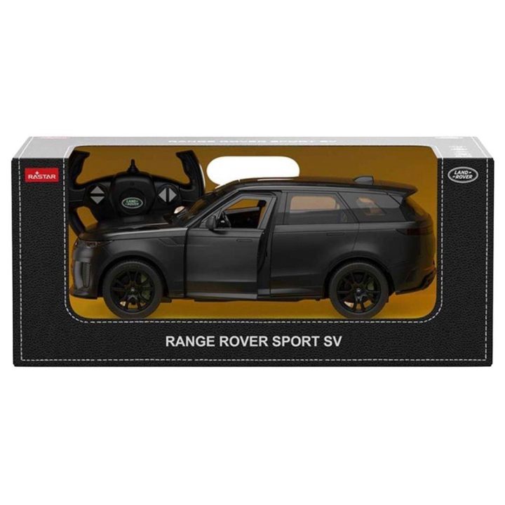 Range Rover Sport SV valdomas automobilis 1:14, juodas, Rastar