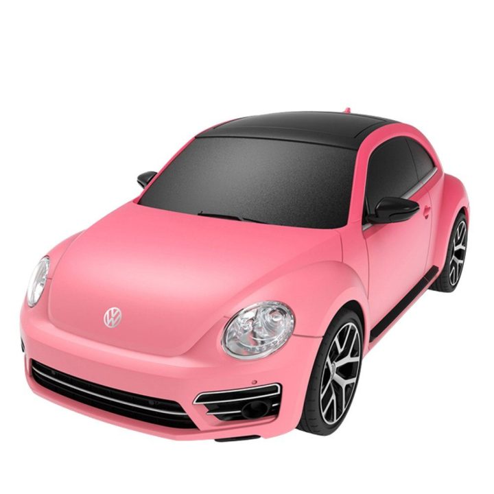 Volkswagen Beetle 1:24 nuotoliniu būdu valdomas automobilis Rastar (rožinis)