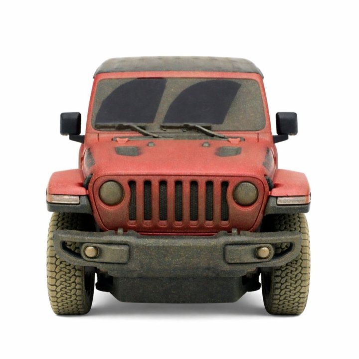Jeep Wrangler Rubicon Muddy nuotoliniu būdu valdomas R/C automobilis 1:24 Rastar raudonas