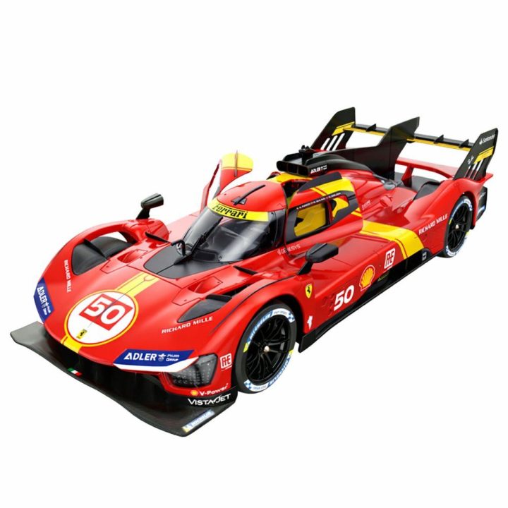 Ferrari 499P valdomas modelis 1:24 Rastar, raudonas