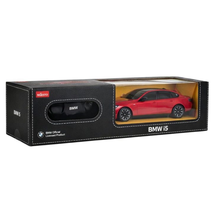 BMW i5 nuotolinio valdymo automobilis 1:24, raudonas, Rastar