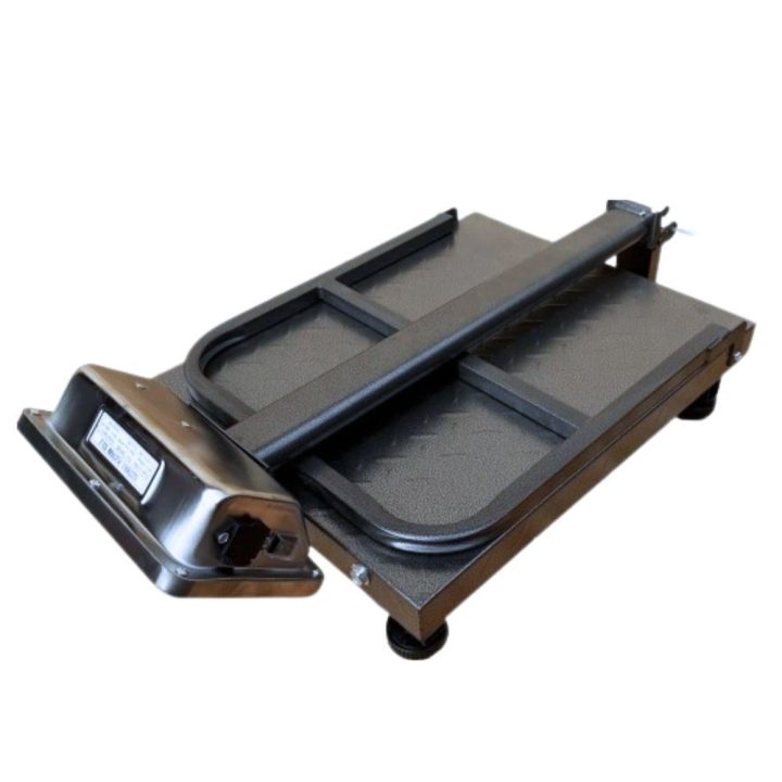 Elektroninės platforminės svarstyklės 200 kg / 20 g juoda