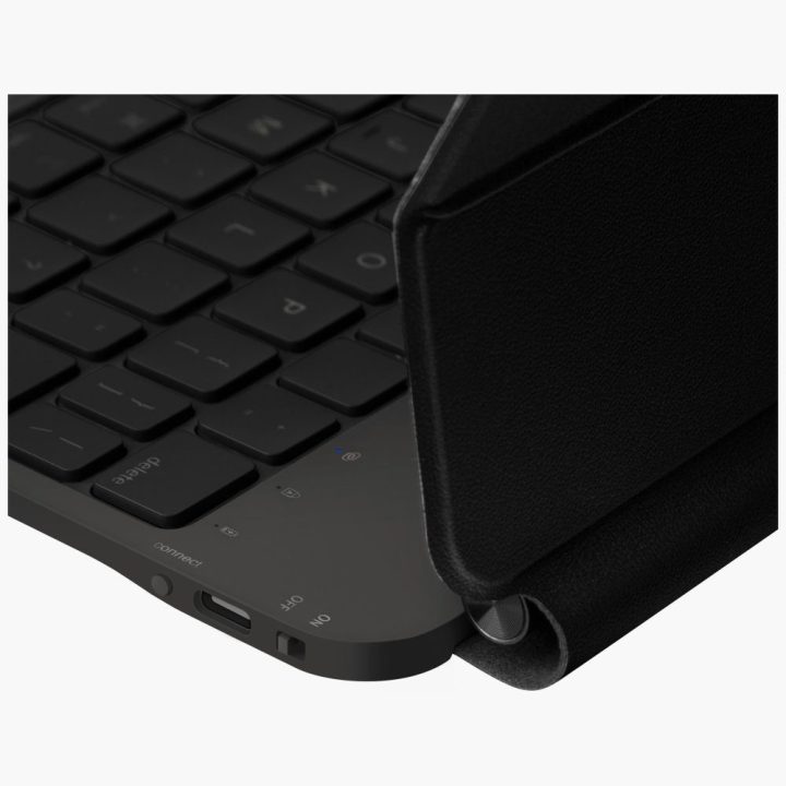 iPad Air 10.9" / iPad Pro 11" dėklas su klaviatūra Uniq Venno Pro juodas