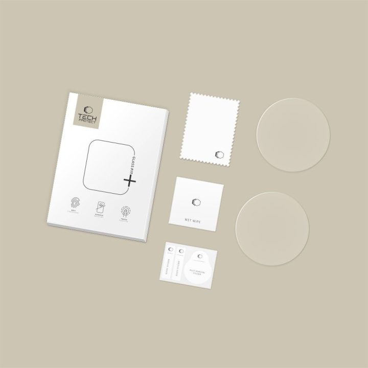 Amazfit T‑Rex Ultra 2 grūdintas stiklas Tech‑Protect Glass Fit+, 2 vnt.