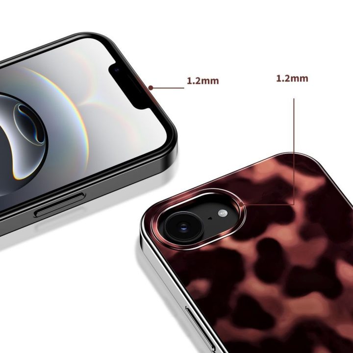 iPhone 16E / 17E dėklas Tech‑Protect Lamano MagSafe juodas ir rudas