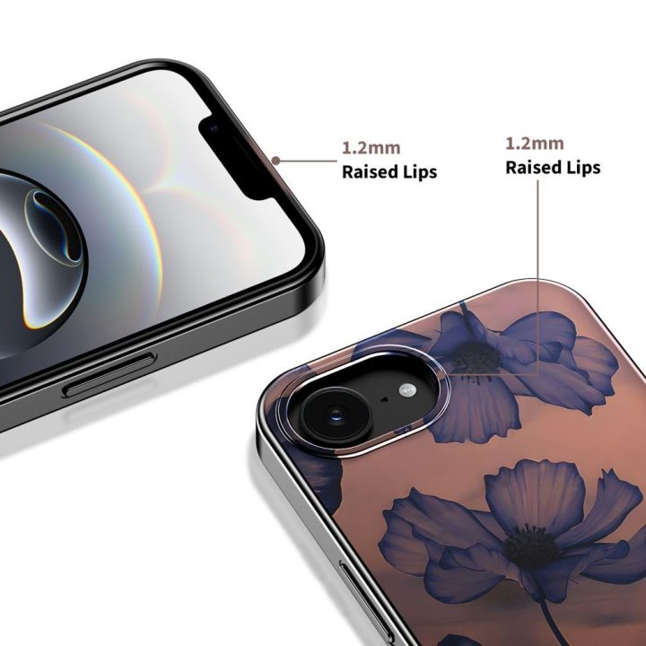 iPhone 16E / 17E dėklas Tech‑Protect Lamano MagSafe rudas–violetinis