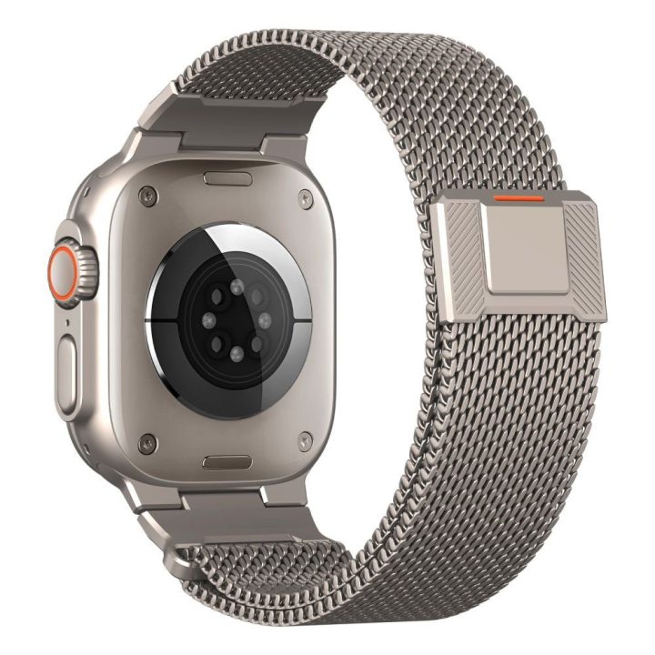 Apple Watch dirželis Tech‑Protect Milano Vanguard (44/45/46/49 mm), titano spalvos