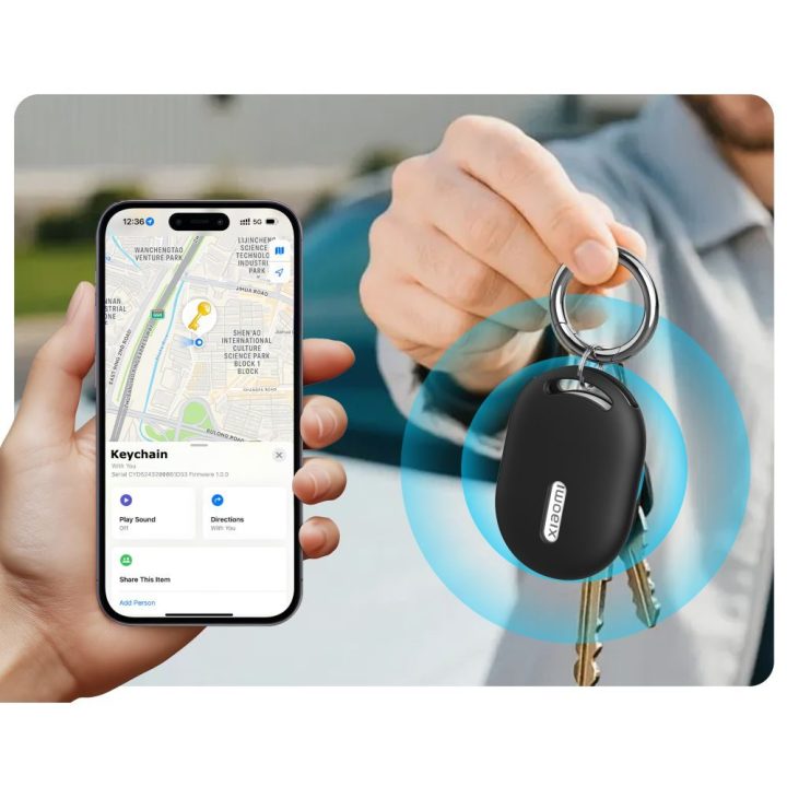 Xiaomi Tag dėklas Tech-Protect Icon juodas