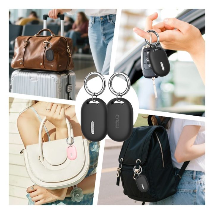 Xiaomi Tag dėklas Tech-Protect Icon juodas