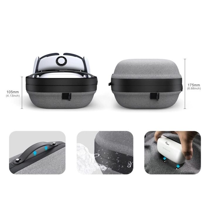 Meta Quest 3 ir 3S dėklas BoboVR pilkas