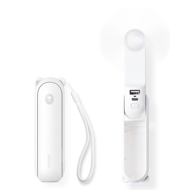 Life8 USB-C mini ventiliatorius Jisulife baltas