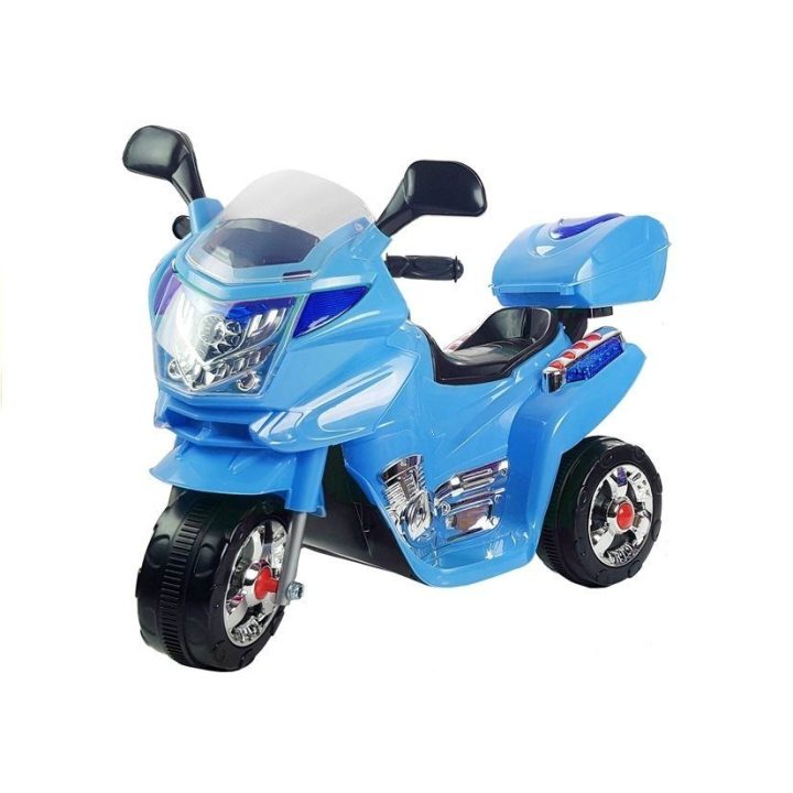 Elektrinis vaikų motociklas mėlynas
