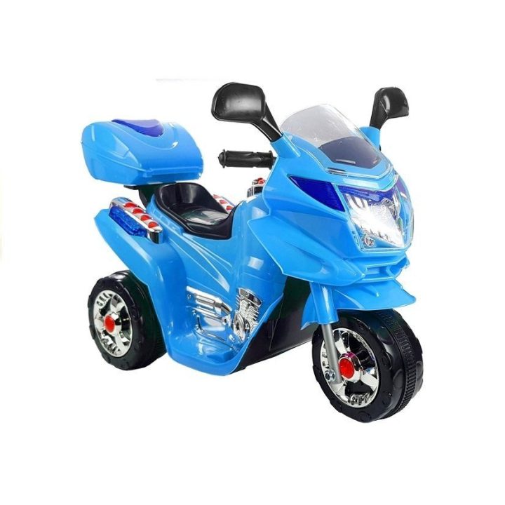 Elektrinis vaikų motociklas mėlynas