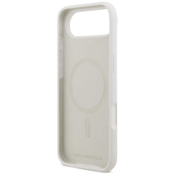 iPhone 17 Air dėklas Karl Lagerfeld baltas