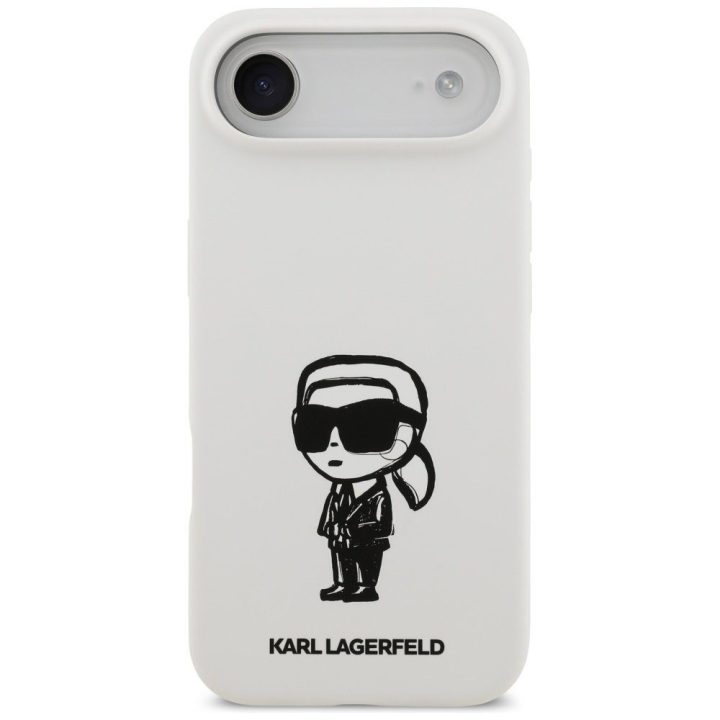 iPhone 17 Air dėklas Karl Lagerfeld baltas