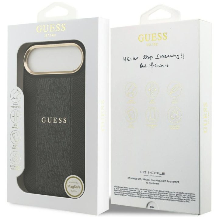 iPhone 17 Air dėklas Guess juodas