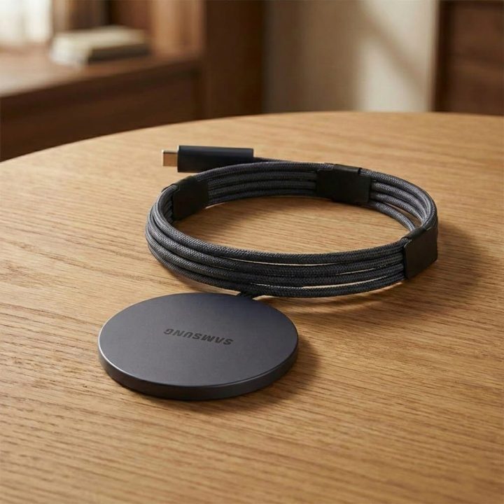 Samsung 25 W belaidis įkroviklis USB-C pilkas