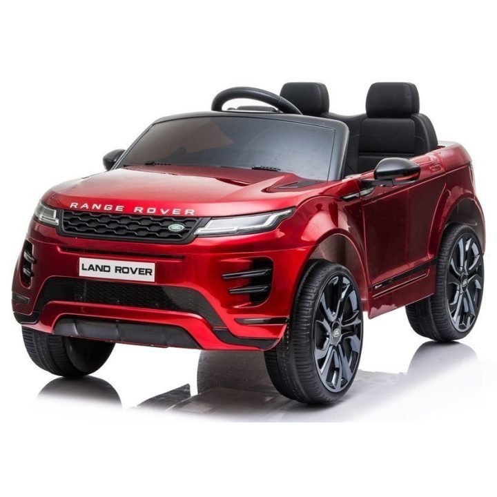 Raudonas elektrinis vaikiškas automobilis Range Rover Evoque