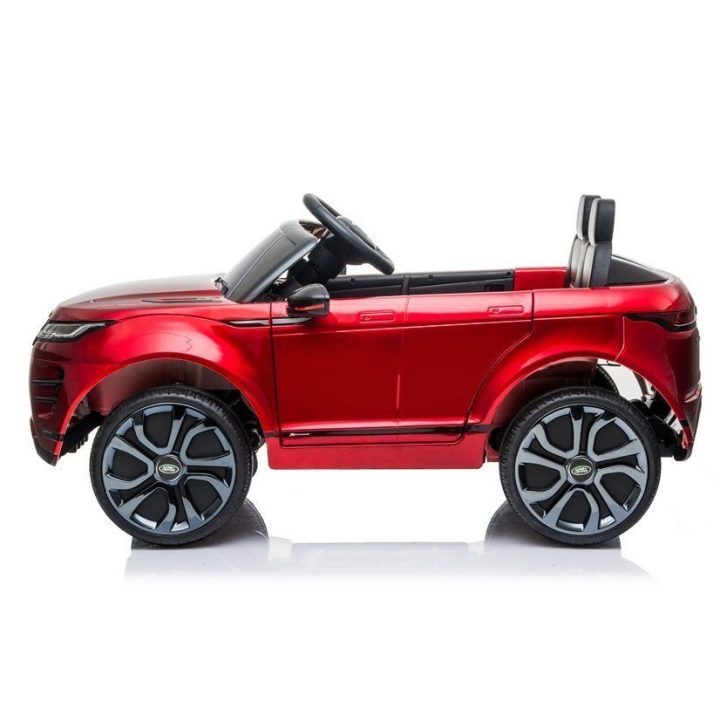 Raudonas elektrinis vaikiškas automobilis Range Rover Evoque