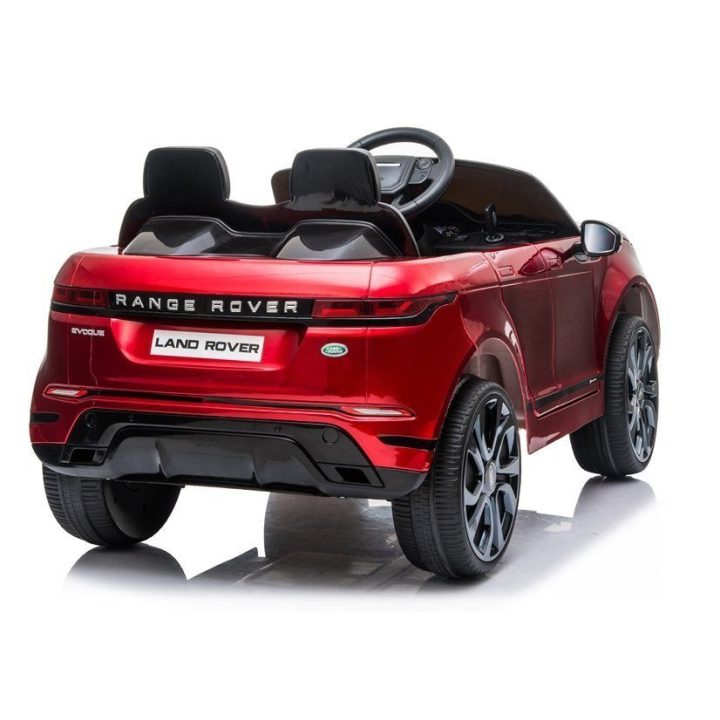 Raudonas elektrinis vaikiškas automobilis Range Rover Evoque