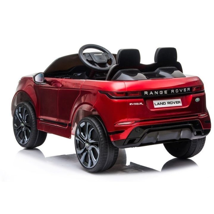 Raudonas elektrinis vaikiškas automobilis Range Rover Evoque