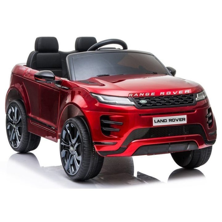 Raudonas elektrinis vaikiškas automobilis Range Rover Evoque