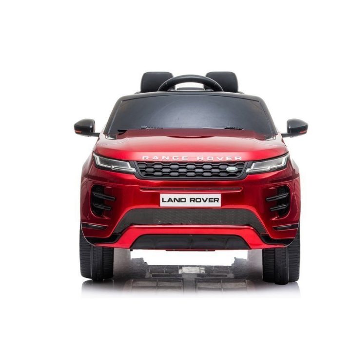 Raudonas elektrinis vaikiškas automobilis Range Rover Evoque